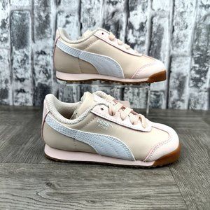 Puma Roma Basic Summer toddler girl size 8c Pink Sneakers 359842-15